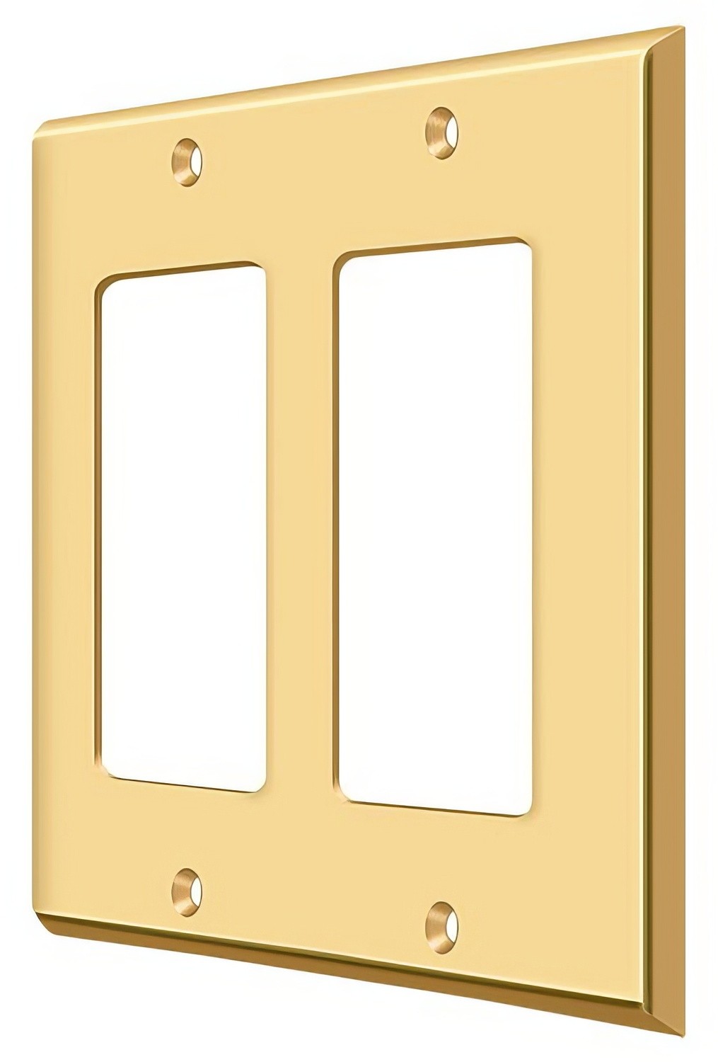 Deltana SWP4741CR003 lifetime polished brass switch plate
