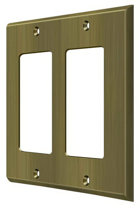 Deltana SWP4741U5 antique brass switch plate