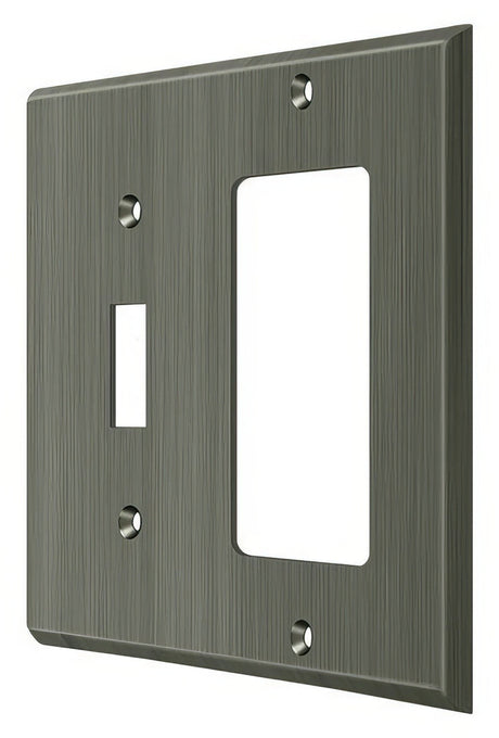 Deltana SWP4743U15A antique nickel switch plate
