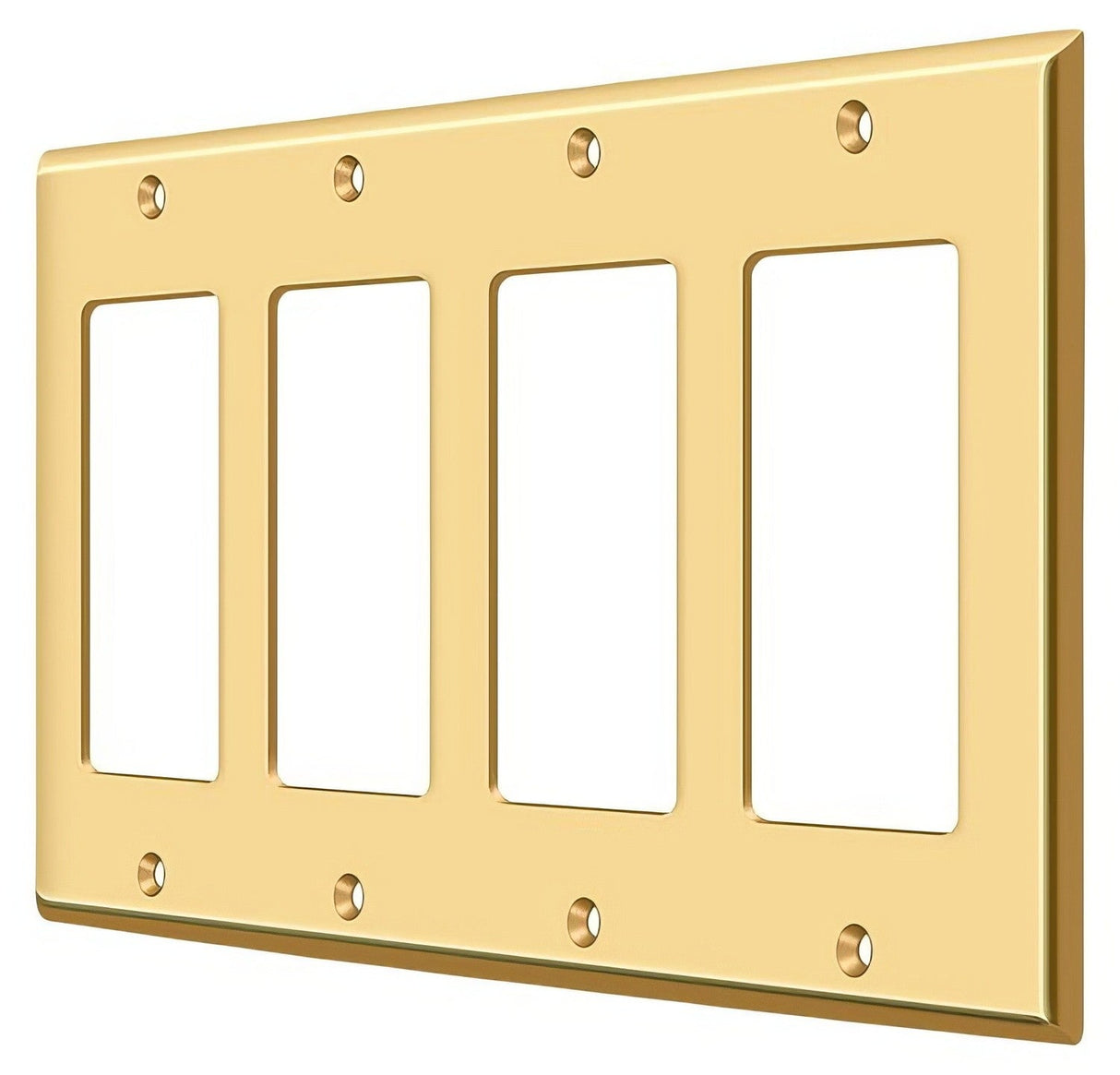 Deltana SWP4744CR003 lifetime polished brass switch plate