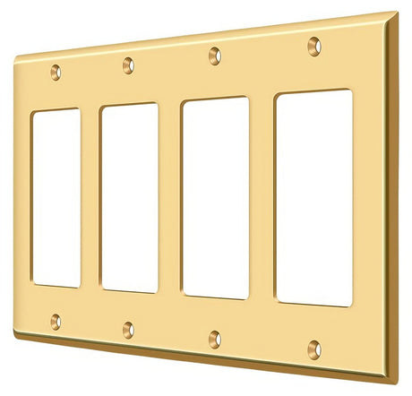 Deltana SWP4744CR003 lifetime polished brass switch plate