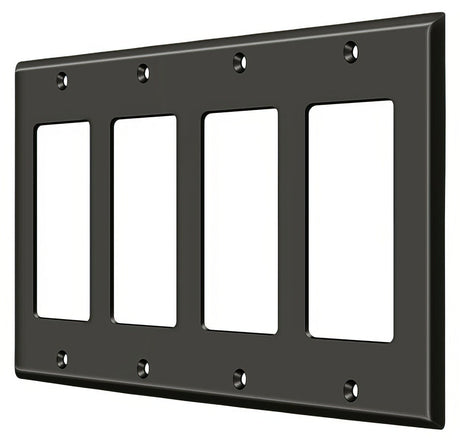 Deltana SWP4744U10B switch plate in satin nickel, additional view