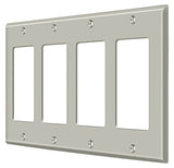 Deltana SWP4744U15 satin nickel switch plate