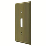 Deltana SWP4751U5 antique brass switch plate