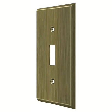 Deltana SWP4751U5 antique brass switch plate