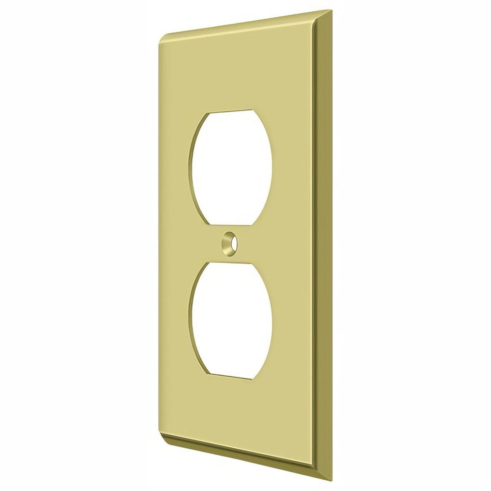 Deltana SWP4752U3 polished brass switch plate