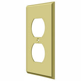 Deltana SWP4752U3 polished brass switch plate