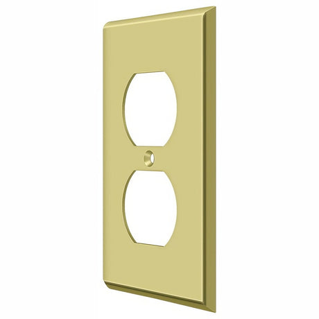 Deltana SWP4752U3 polished brass switch plate