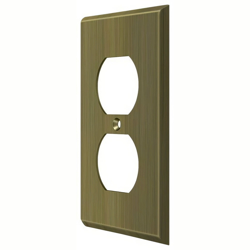 Deltana SWP4752U5 antique brass switch plate