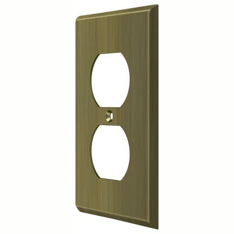 Deltana SWP4752U5 antique brass switch plate