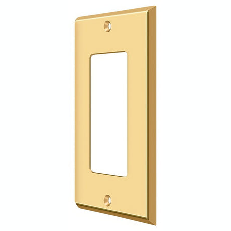 Deltana SWP4754CR003 lifetime polished brass switch plate
