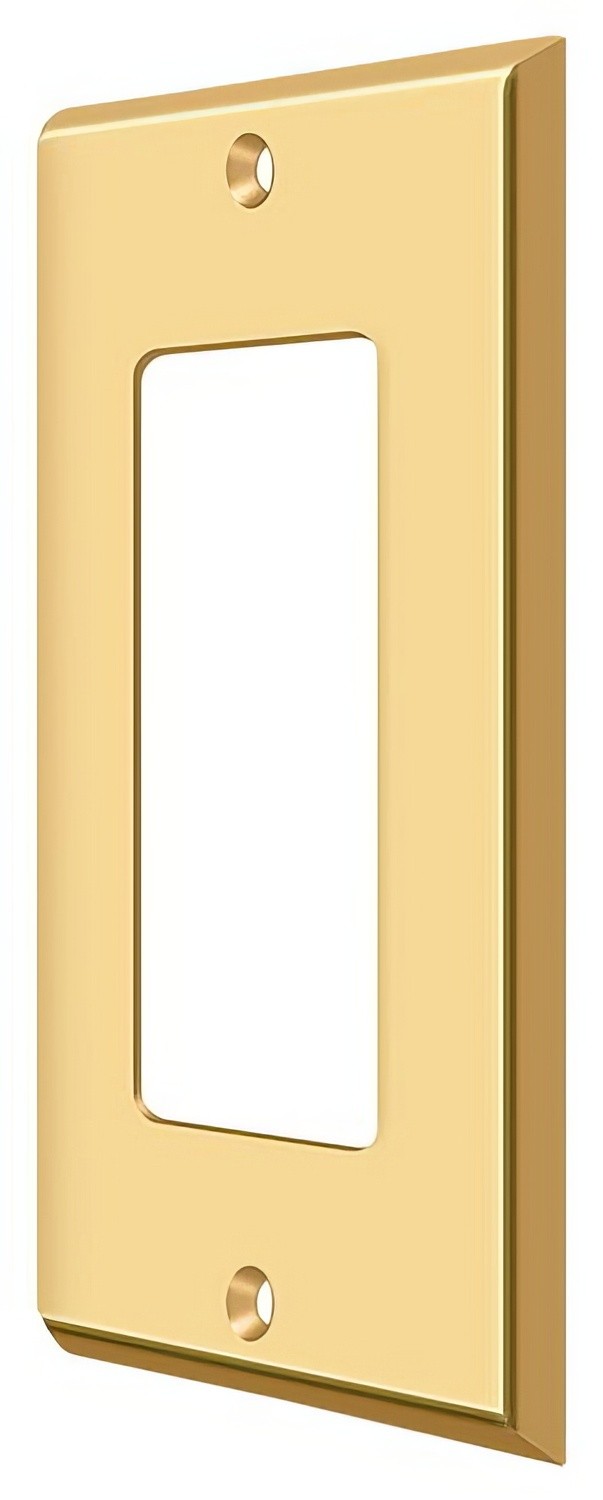 Deltana SWP4754CR003 lifetime polished brass switch plate