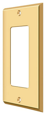 Deltana SWP4754CR003 lifetime polished brass switch plate