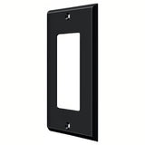 Deltana SWP4754U19 black switch plate