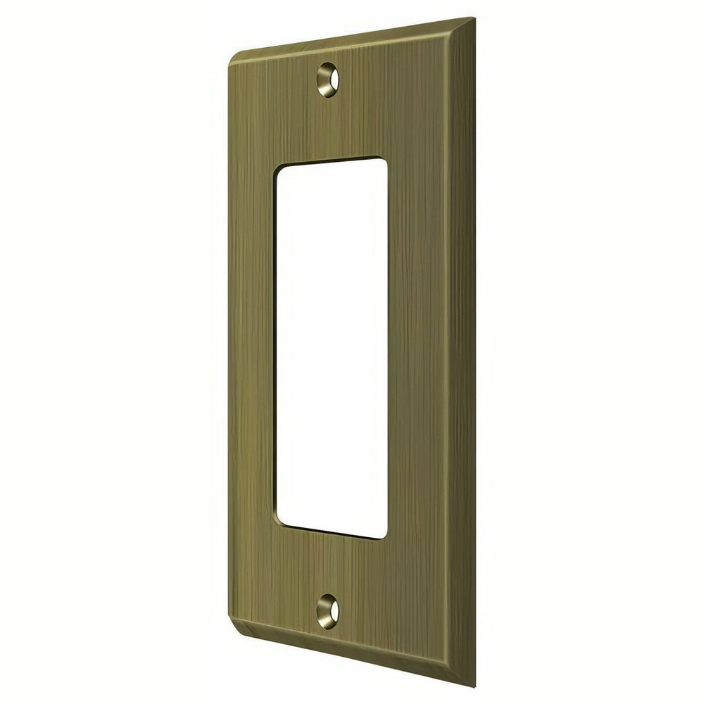 Deltana SWP4754U5 antique brass switch plate