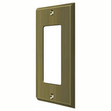 Deltana SWP4754U5 antique brass switch plate