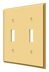 Deltana SWP4761CR003 lifetime polished brass switch plate