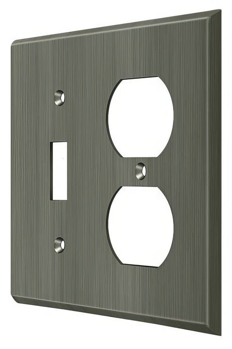 Deltana SWP4762U15A antique nickel switch plate