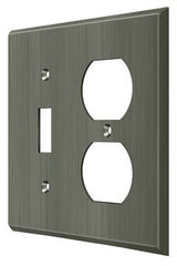 Deltana SWP4762U15A antique nickel switch plate