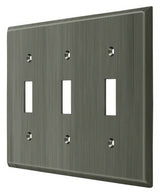 Deltana SWP4763U15A antique nickel switch plate