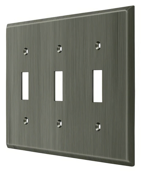 Deltana SWP4763U15A antique nickel switch plate