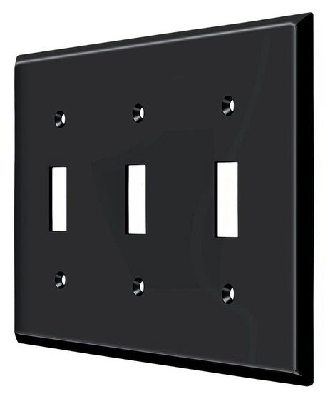 Deltana SWP4763U19 black switch plate