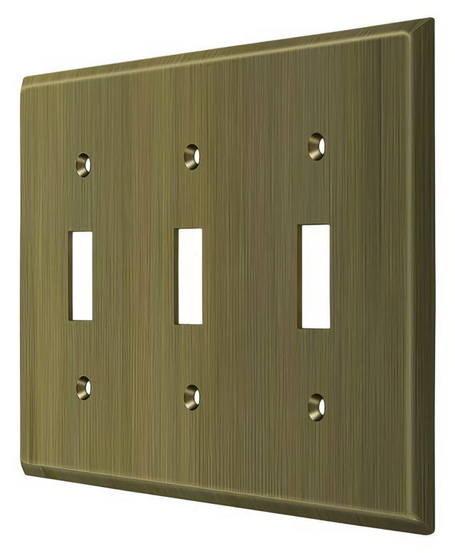 Deltana SWP4763U5 antique brass switch plate