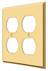 Deltana SWP4771CR003 lifetime polished brass switch plate