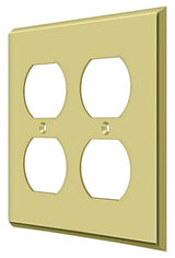 Deltana SWP4771U3 polished brass switch plate