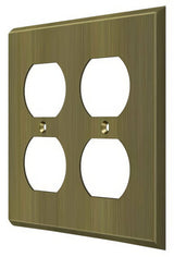 Deltana SWP4771U5 antique brass switch plate