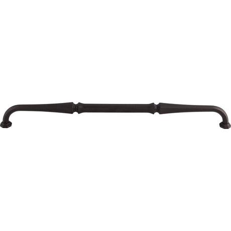 Top Knobs TK345SAB Chalet 12" Center to Center Bar Pull Sable