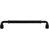 Top Knobs TK886BLK Brixton 7 9/16" Center to Center Bar Pull Flat Black
