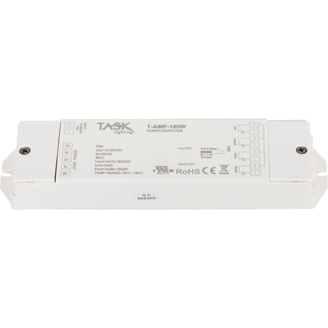 Task Lighting T-AMP-180W amplifier, front view