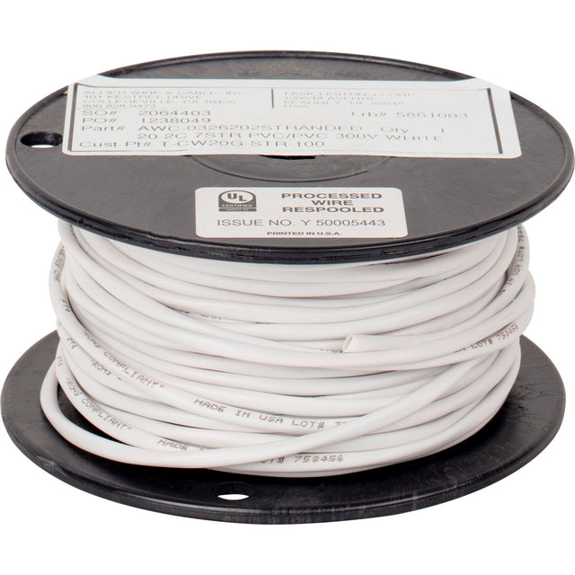 Task Lighting T-CW20G-STR-100 white connection wire