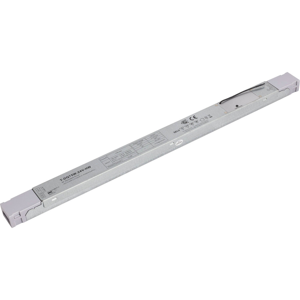 Task Lighting T-DQ75W-24V-HW hardwired power supply, front view