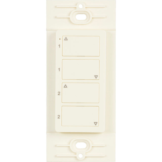 Task Lighting T-Q-2Z-WC-RF-AL almond wireless 2 zone duo controller