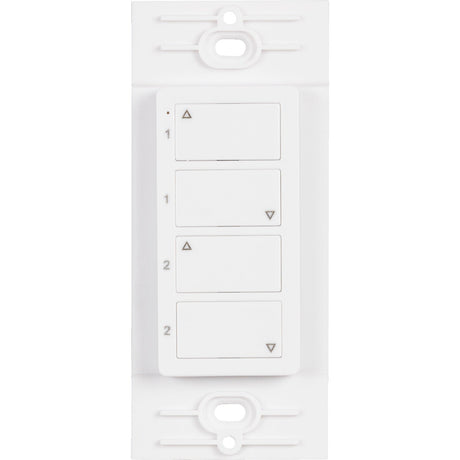 Task Lighting T-Q-2Z-WC-RF-WT white wireless 2 zone duo controller