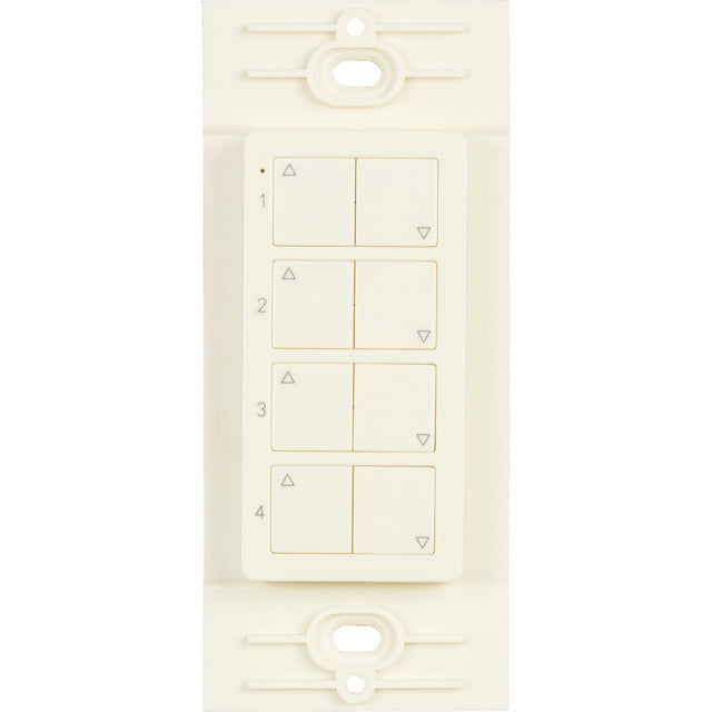 Task Lighting T-Q-4Z-WC-RF-AL almond wireless 4 zone quattro controller