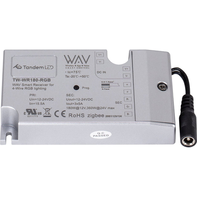 Task Lighting T-WAV-WR180-RGB matte silver smart receiver