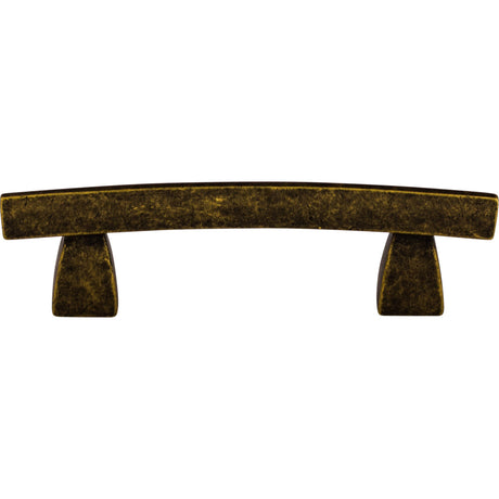 Top Knobs TK3GBZ Arched 3" Center to Center Bar Pull German Bronze