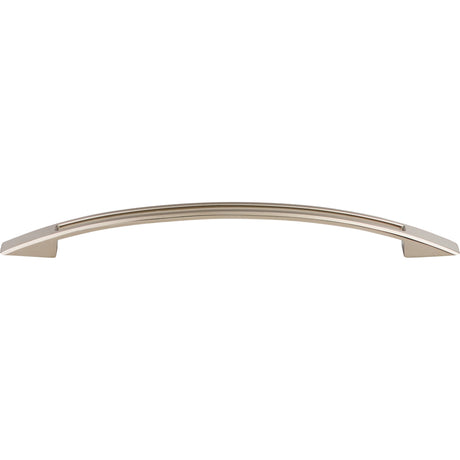 Top Knobs TK621PN Tango Cut Out 7 1/2" Center to Center Bar Pull Polished Nickel