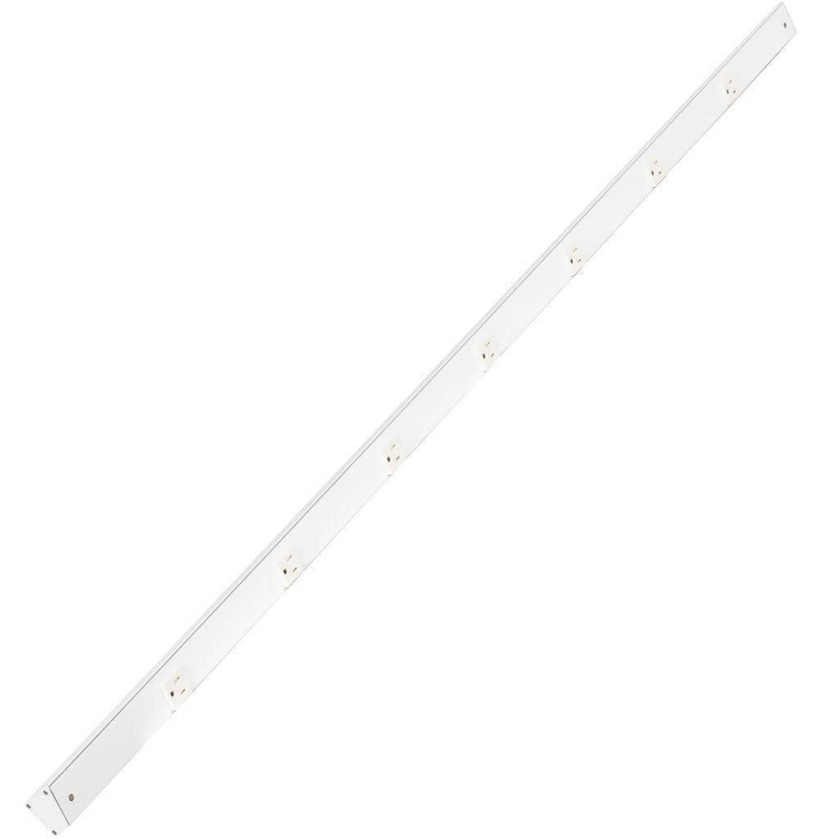 Task Lighting APT60-7W-P-WT 60" White APT Angle Power Strip