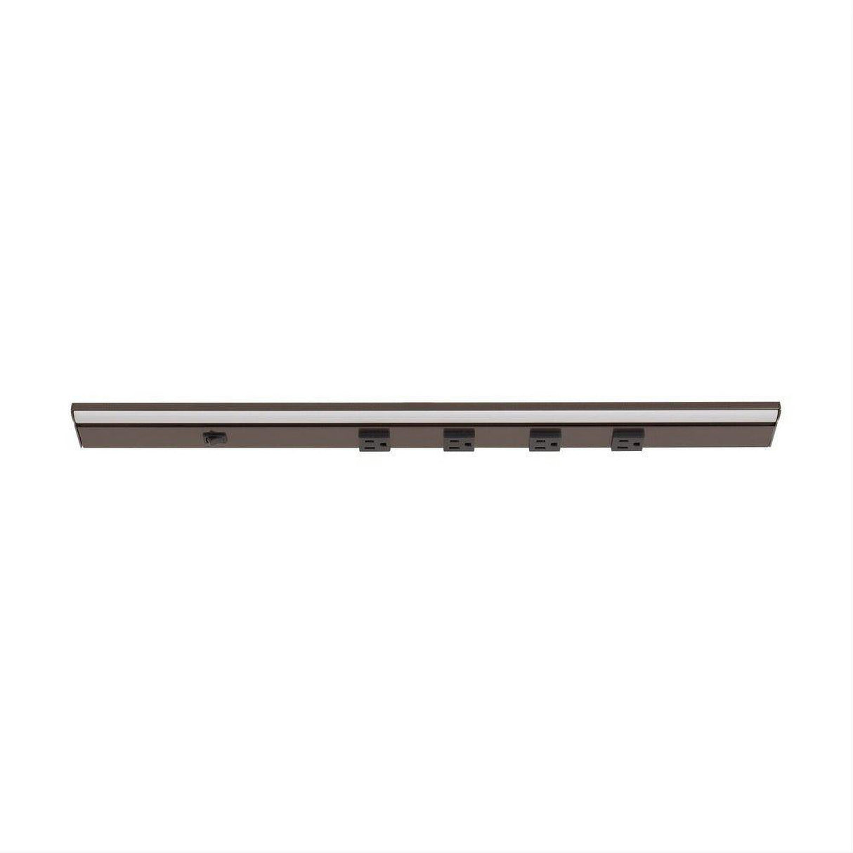 Task Lighting LP24QD8NDBBZ27 24-1/2" 120V Bronze Lighted Power Strip