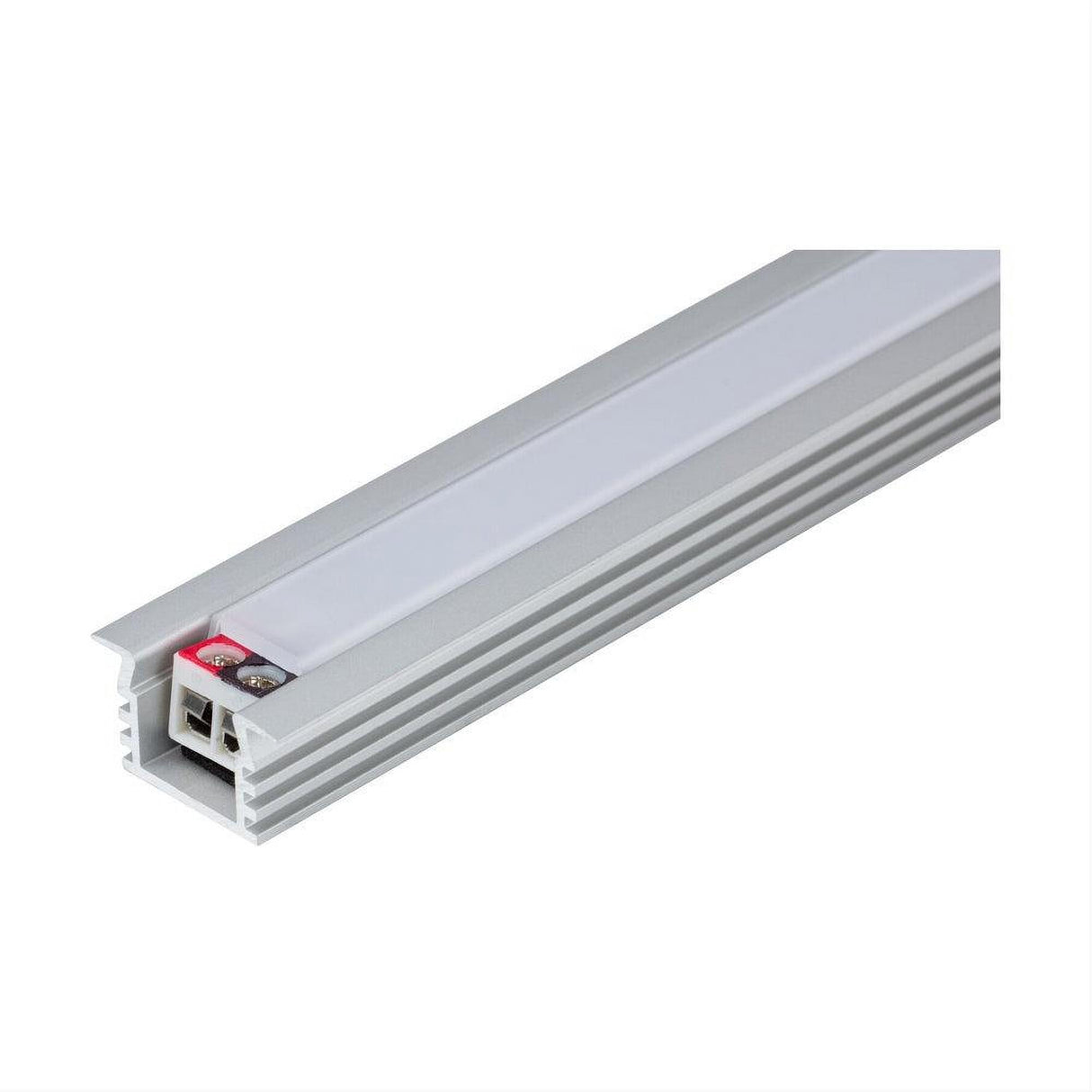 Task Lighting LV2PX24V15-04W3 12-9/16" 225 Lumens/Ft. 24-Volt Standard Output Recessed Linear Fixture Aluminum