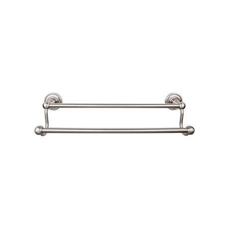 Top Knobs ED11BSNF TOP BATH (R) Edwardian Bath Double 32 1/2" Wall Mounted Towel Bar Brushed Satin Nickel