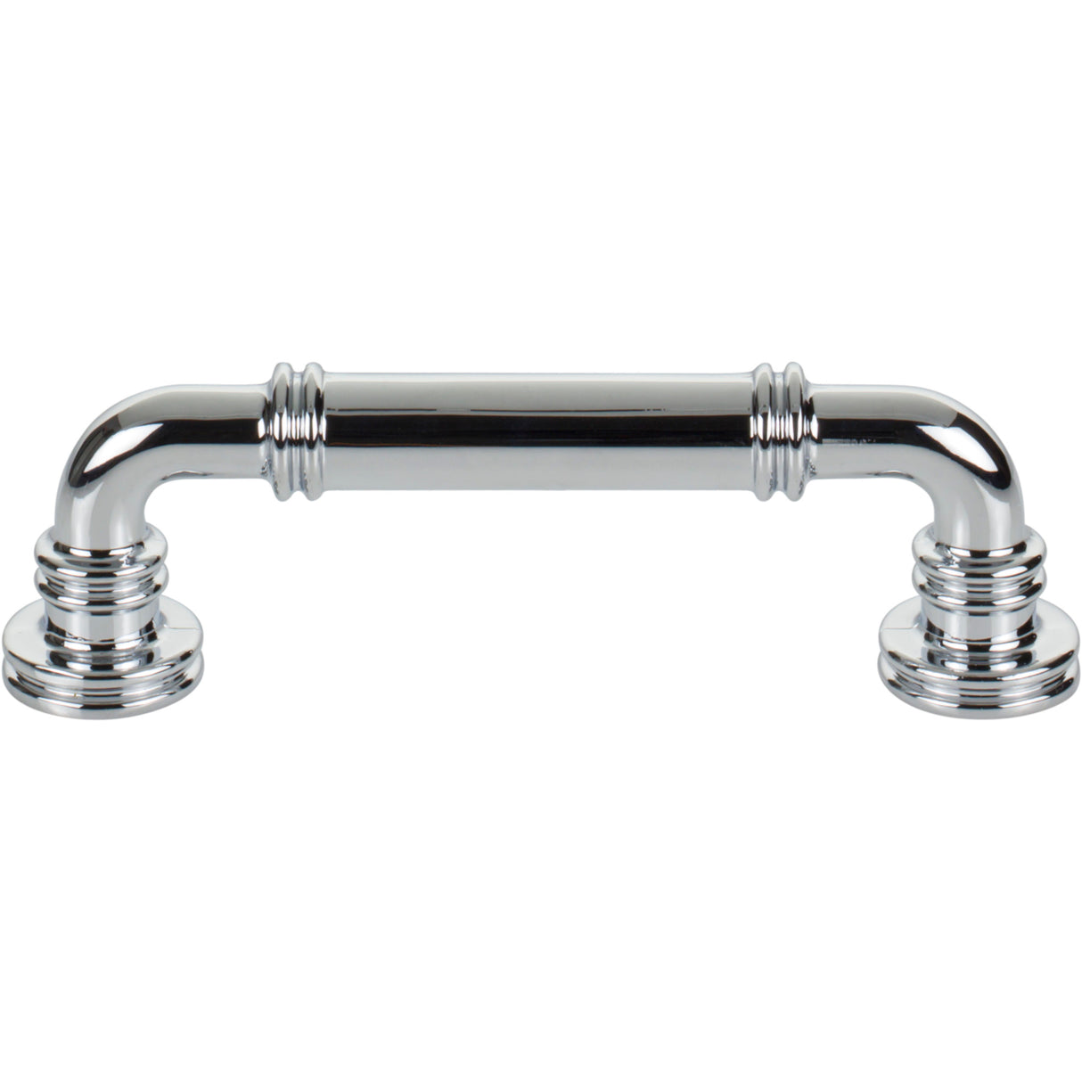 Top Knobs TK3141PC Cranford 3 3/4" Center to Center Bar Pull Polished Chrome