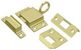 Deltana TC80U3 polished brass transom catch