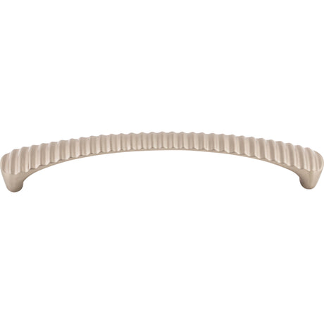 Top Knobs M1137 Grooved 6 5/16" Center to Center Bar Pull Brushed Satin Nickel