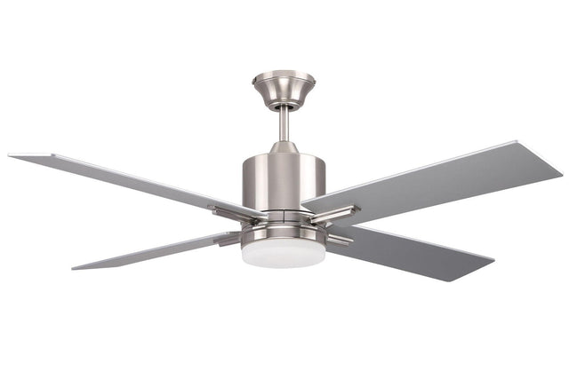 Craftmade TEA52BNK4 brushed polished nickel ceiling fan blades included