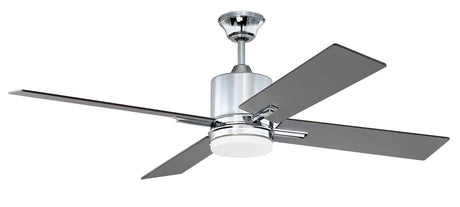 Craftmade TEA52CH4 chrome ceiling fan blades included